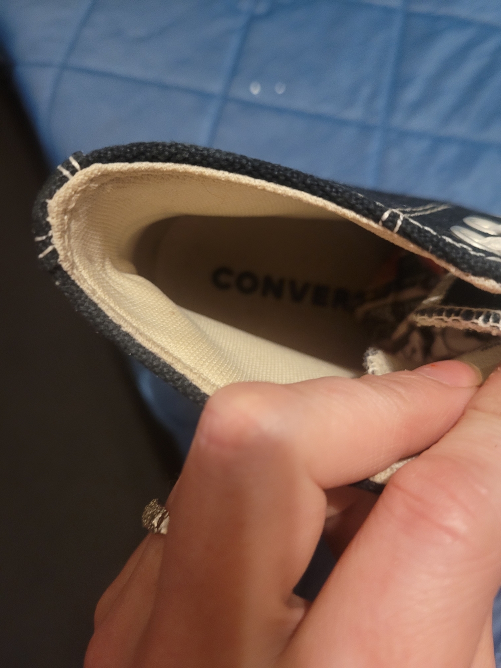 Converse Chuck Taylor All Star Black High Top Wedge Sneakers Womens 6.5 - Picture 6 of 9